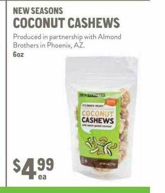 New Seasons Market New Seasons Coconut Cashews offer