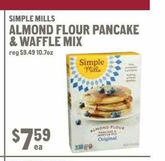 New Seasons Market Simple Mills Almond Flour Pancake & Waffle Mix offer