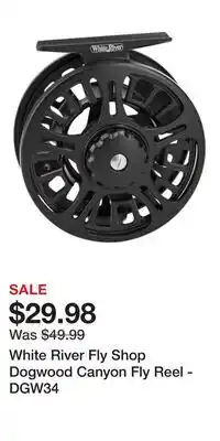 Cabela's White River Fly Shop Dogwood Canyon Fly Reel - DGW34 offer