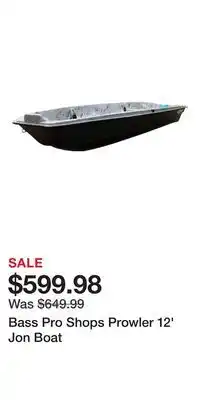 Cabela's Bass Pro Shops Prowler 12' Jon Boat offer