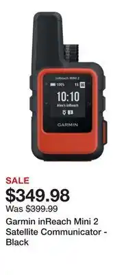 Cabela's Garmin inReach Mini 2 Satellite Communicator - Black offer