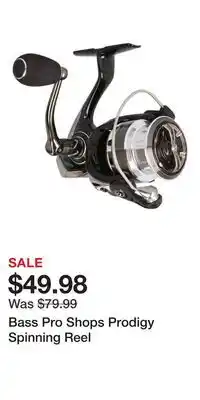 Cabela's Bass Pro Shops Prodigy Spinning Reel offer