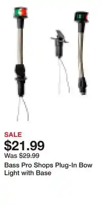 Cabela's Bass Pro Shops Plug-In Bow Light with Base offer