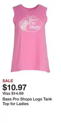 Cabela's Bass Pro Shops Logo Tank Top for Ladies offer