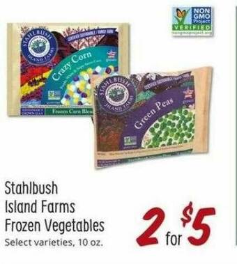 Sprouts Farmers Market Stahlbush Island Farms Frozen Vegetables offer