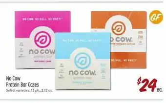 Sprouts Farmers Market No Cow Protein Bar Cases offer