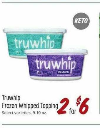 Sprouts Farmers Market Truwhip Frozen Whipped Topping offer