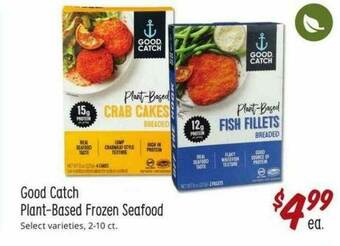 Sprouts Farmers Market Good Catch Plant-based Frozen Seafood offer