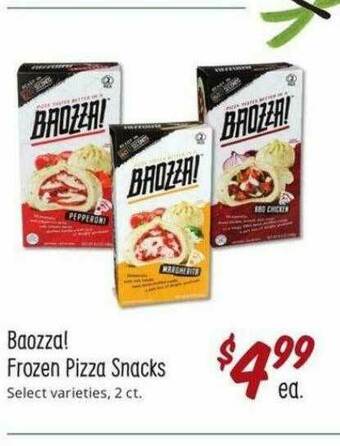Sprouts Farmers Market Baozza! Frozen Pizza Snacks offer