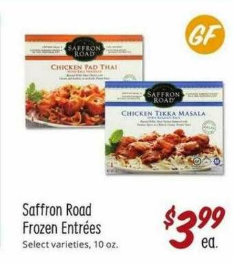 Sprouts Farmers Market Saffron Road Frozen Entrées offer