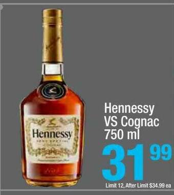 Super King Markets Hennessy Vs Cognac offer