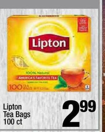 Super King Markets Lipton Tea Bags offer