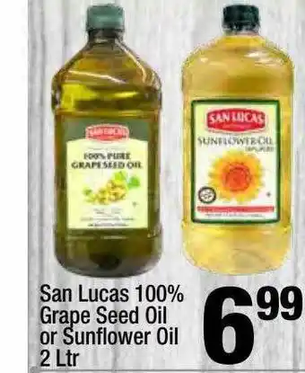 Super King Markets San Lucas 100% Grape Seed Oil Or Sunflower Oil offer