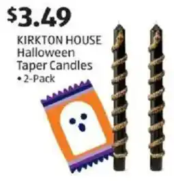 Aldi Kirkton house halloween taper candles offer