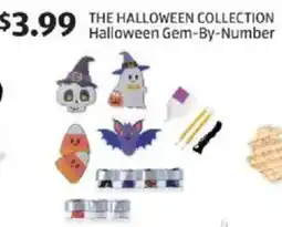 Aldi The Halloween collection halloween gem-by-number offer