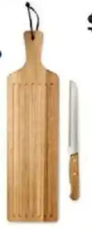 Aldi Crofton Bread Board and Knife Set offer