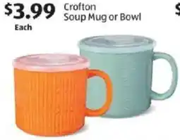 Aldi Crofton Soup Mug or Bowl offer