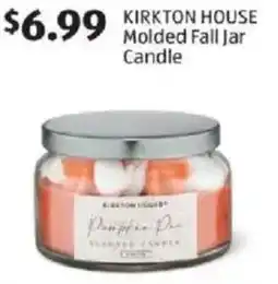 Aldi Kirkton House Molded Fall Jar Candle offer