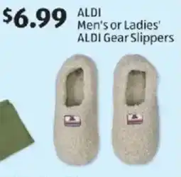 Aldi ALDI Men's or Ladies' ALDI Gear Slippers offer