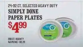 Simply Done Paper Plates