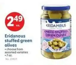 Lidl Eridanous stuffed green olives offer