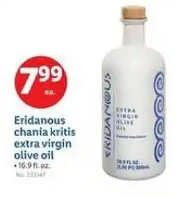 Lidl Eridanous chania kritis extra virgin olive oil offer