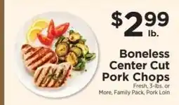 ShopRite Boneless Center Cut Pork Chops offer