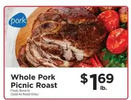 ShopRite WHOLE PORK PICNIC ROAST offer