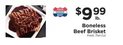 ShopRite Boneless Beef Brisket offer