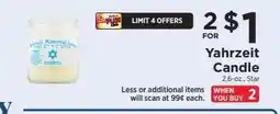 ShopRite Yahrzeit Candle offer