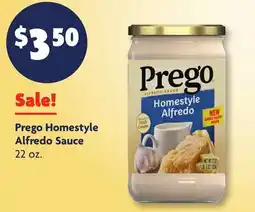 Family Dollar Prego Homestyle Alfredo Sauce offer