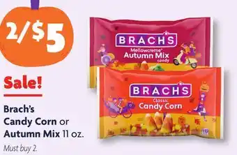 Family Dollar Brach's Candy Corn or Autumn Mix offer