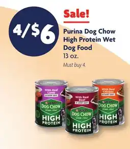 Family Dollar Purina Dog Chow High Protein Wet Dog Food offer