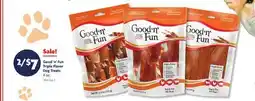 Family Dollar Good'n'Fun Triple Flavor Dog Treats offer