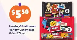 Family Dollar Hershey's Halloween Variety Candy Bags offer