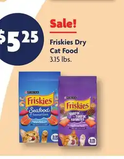 Family Dollar Friskies Dry Cat Food offer