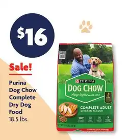 Family Dollar Purina Dog Chow Complete Dry Dog Food offer