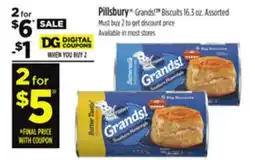 Dollar General Pillsbury Grands! Biscuits offer