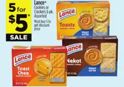 Dollar General Lance Cookies or Crackers offer