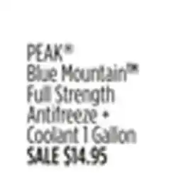 Dollar General PEAK Blue Mountain Full Strength Antifreeze + Coolant offer