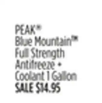 Dollar General PEAK Blue Mountain Full Strength Antifreeze + Coolant offer