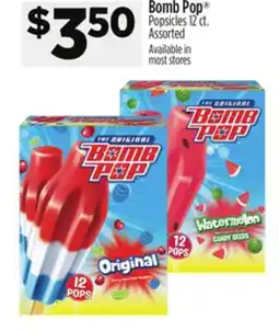 Dollar General Bomb Pop Popsicles offer