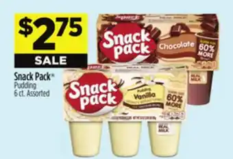 Dollar General Snack Pack Pudding offer