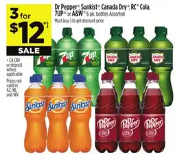 Dollar General Dr Pepper, Sunkist, Canada Dry, RC Cola 7UP or A&W offer