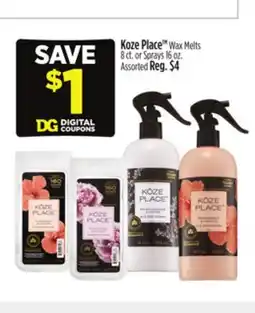 Dollar General Koze Place Wax Melts offer