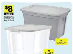 Dollar General True LivingTM Tote 18 Gallon or 71 Quart offer