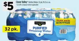 Dollar General Clover Valley Bottled Water offer
