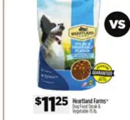 Dollar General Heartland Farms Dog Food Steak & Vegetable offer