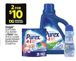 Dollar General Snuggle or Purex offer