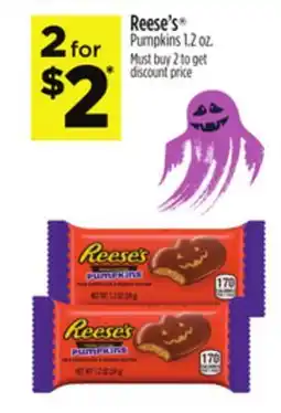 Dollar General Reese's Pumpkins offer
